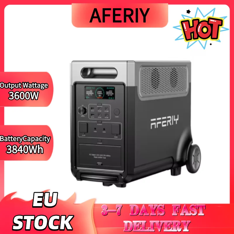Battero Portatile 3600W AFERIY P310: La Soluzione Ideale per Energia in Casa, in Campeggio e in Mobilità