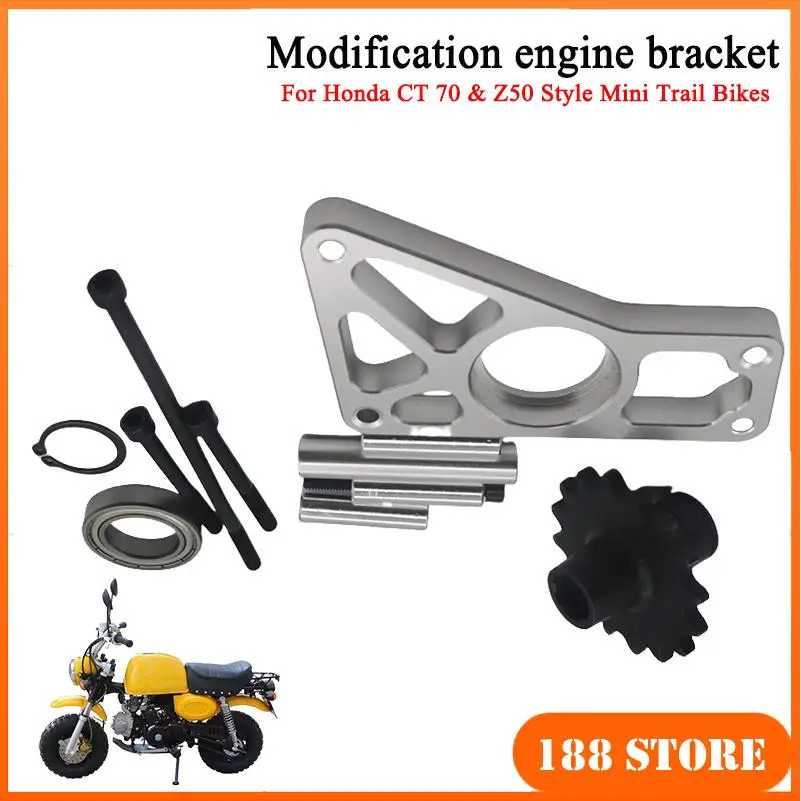 supporto-motore-per-modifica-freno-a-disco-sull'asse-posteriore-per-moto-mini-trail-stile-honda-ct-70-e-z50