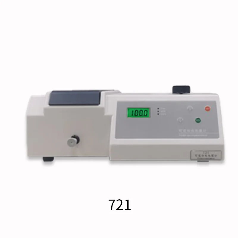 Liquid crystal display for easy reading Excellent stability analysis instrument visible spectrophotometer for lab