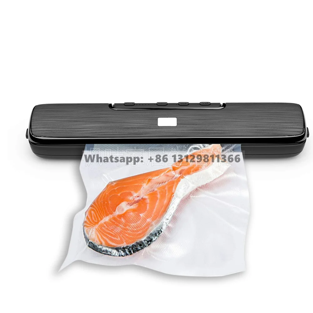 Stainless Steel Touch Sensitive Mini food Vacuum Sealer Machine Vacuun sealing machine Vaccum 