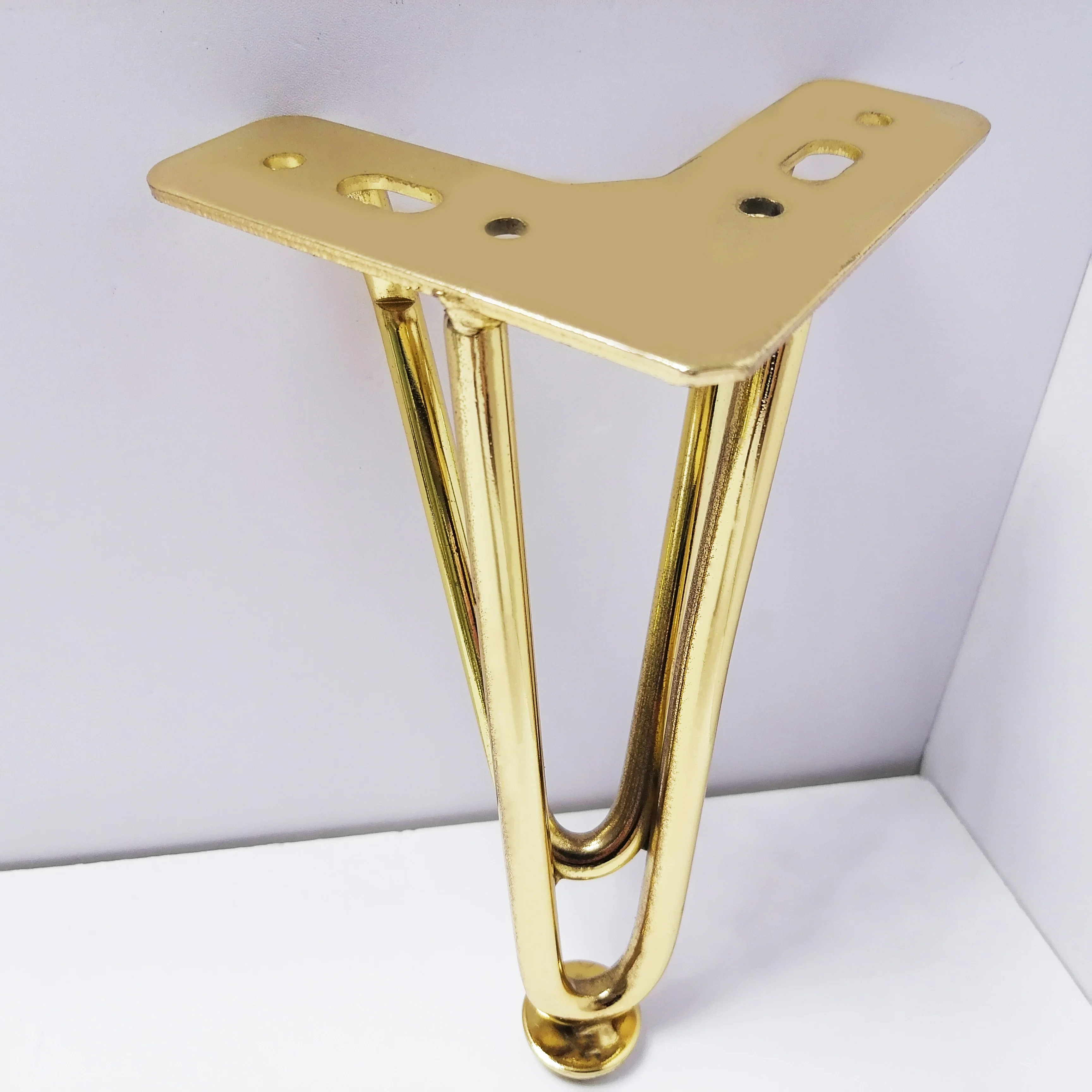 4pcs Ultra high quality metal sofa table legs, iron art gold sofa leg furniture