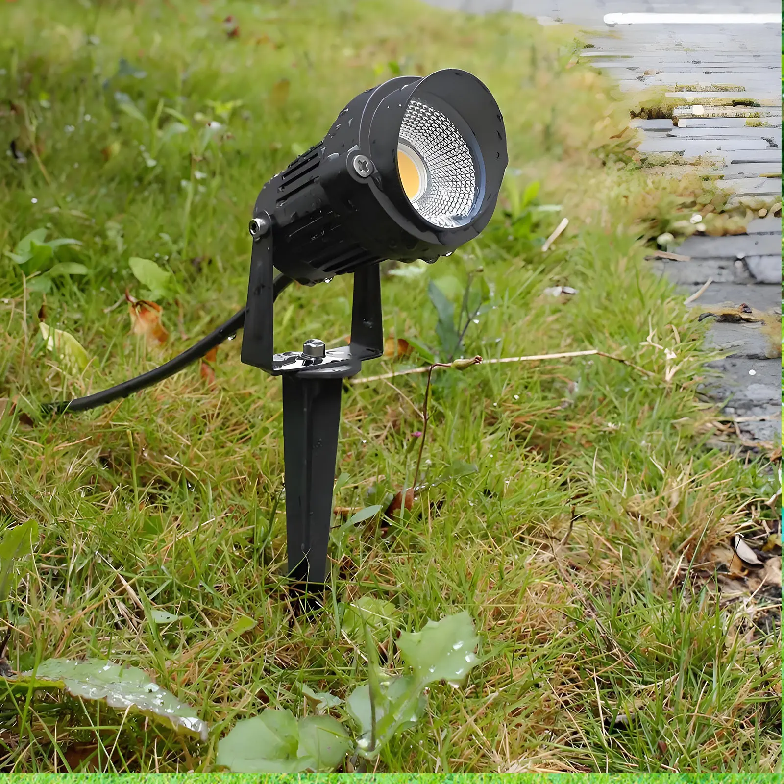 2Pcs Garden Ground Stakes Alum - Outdoor Lighting Ground Fixtures recension och pris