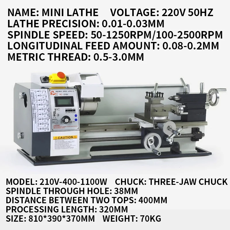 Mini Metal Lathe Machine 8\