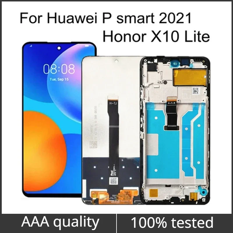 

ЖК-дисплей 6,67 дюйма для Huawei P smart 2021, сменный сенсорный экран, аксессуары в сборе для Y7A DNN-LX9 / Honor X10 Lite LCD