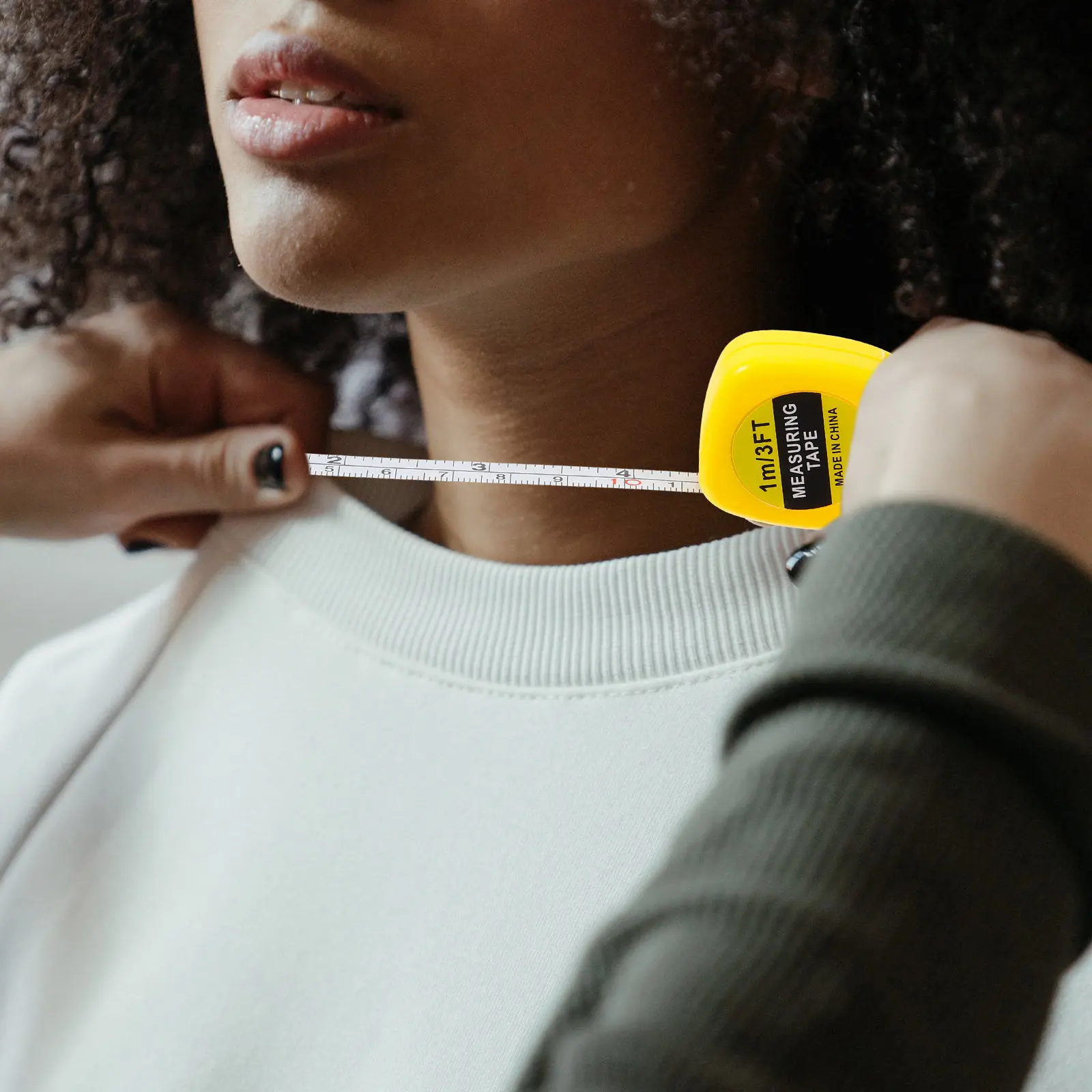 12Pcs Portable Tape Measure Keychain Mini Automatic Retractable High Precision Measuring Tool Home Outdoor