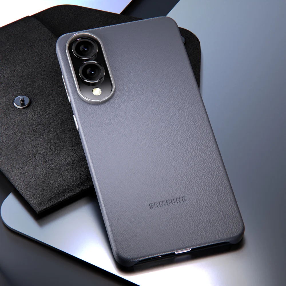 Oryginalne skórzane etui na telefon Samsung Galaxy S25 Edge Ultra Plus, luksusowe biznesowe etui S25Edge z pełną ochroną aparatu, odporne na wstrząsy. — zdjęcie produktu 6