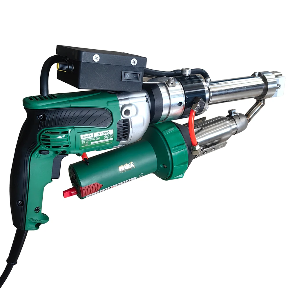 ZGF-B2 3600W Hand Held Extruding Welder Plastic Extrusion Welder Machine Hot Air Plastic Welding Gun PE/HDPE/PP Welding Gun