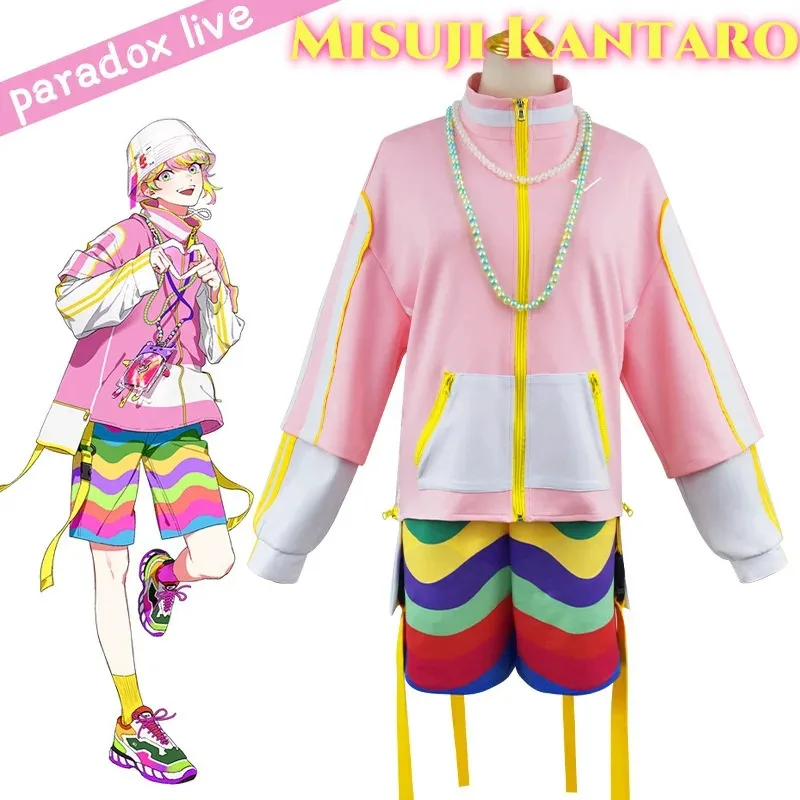 

DY20Paradox Live Cosplay VISTY Cosplay Misuji Kantaro Costume Clothes Uniform Cosplay Idol Misuji Kantaro Rapper Stage Costume S