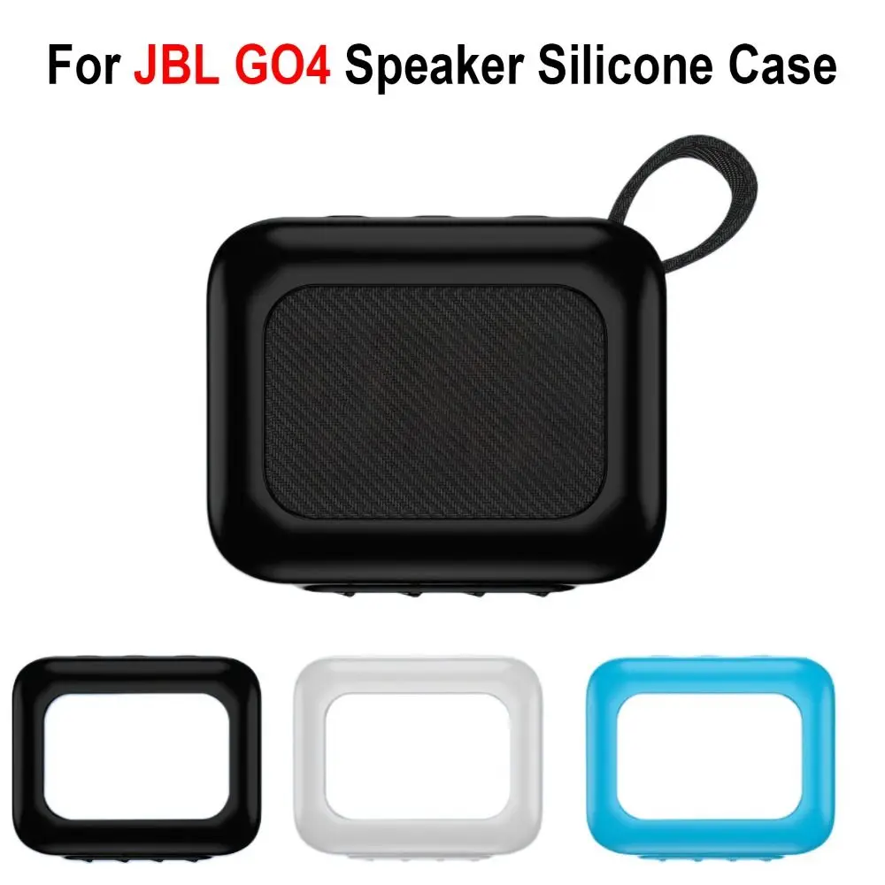 Silicone Wireless Speaker Case New Shockproof Soft Protective Cover Anti-drop Outdoor Holder for JBL GO 4