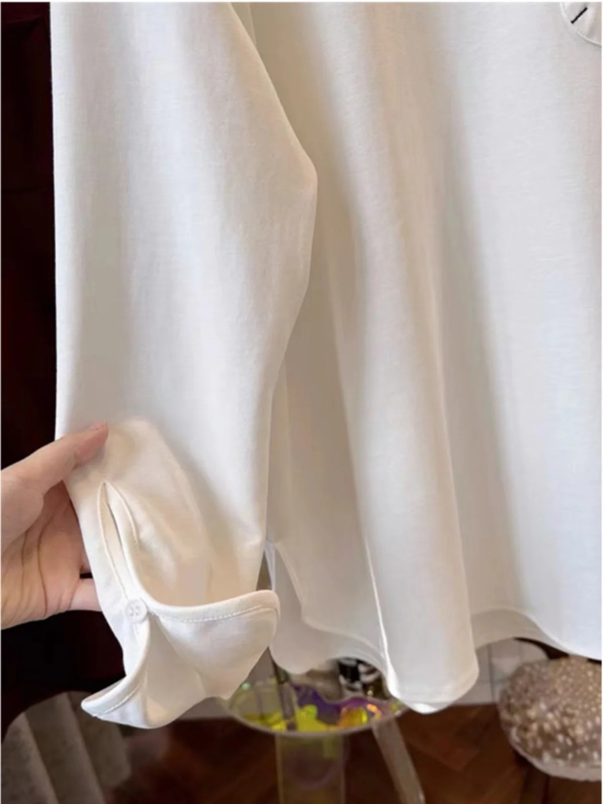 Thiened Floing Long Sve Base irt Dames Herfst Winter Halflange T-shirt Fluwelen Top Guangzhou Dertiende Fac