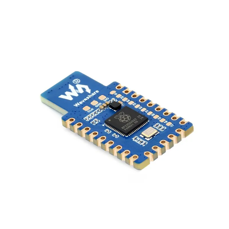 Waveshare RP2350-One, Onboard PCB Type-A Plug, 4MB Flash MCU Board Based On Raspberry Pi RP2350A Dual-core & Dual-architecture M