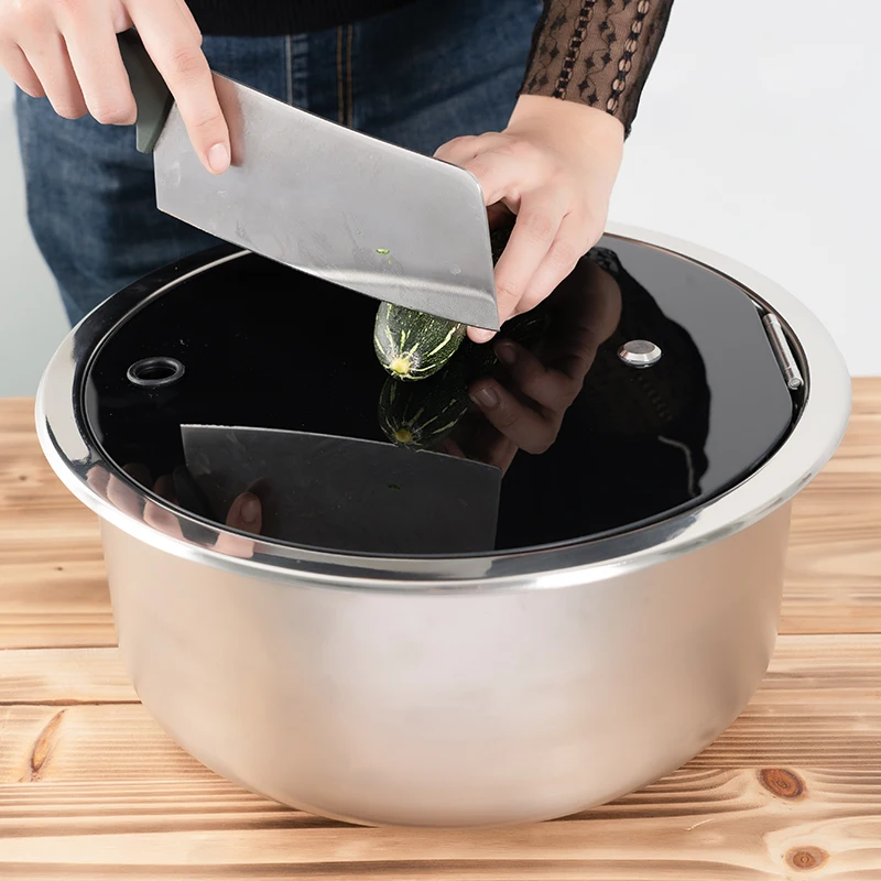 RV sink with faucet, small kitchen sink, circular vegetable sink, stainless steel single tank water basin modification