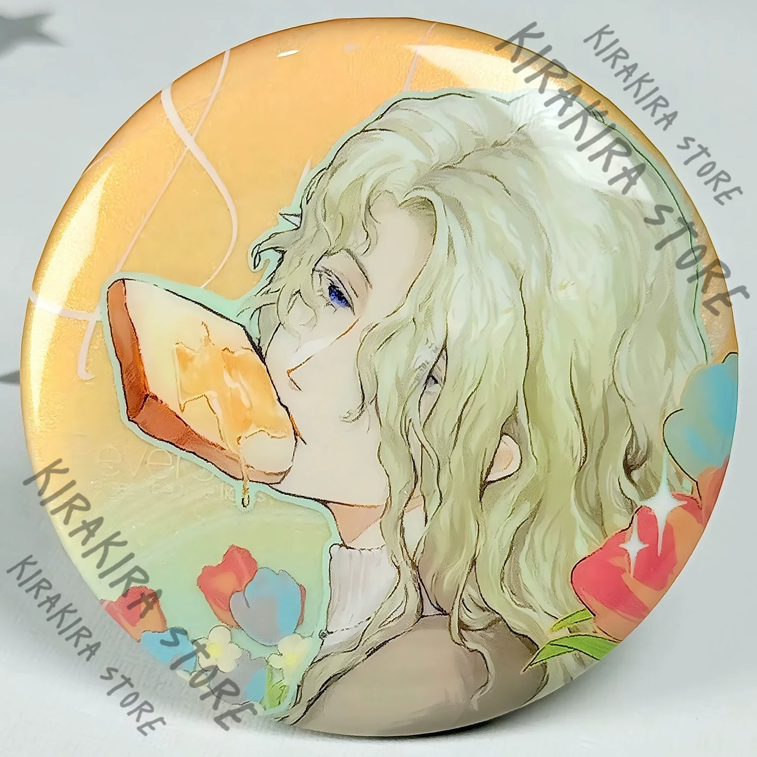 

Reverse:1999 Six Double Flash Badge Square Card Cosplay Emblem Breastpin Pendant Manga Merchandise Ornaments Commemorate Gift