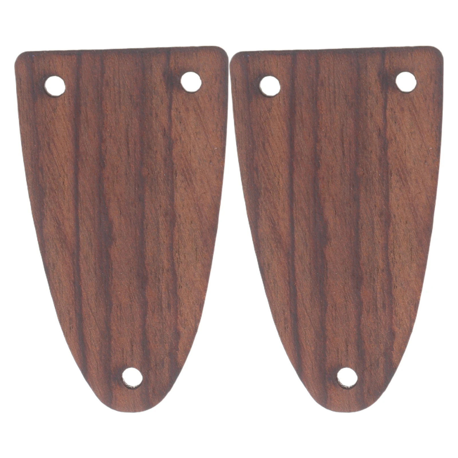 

2Pcs Wood Truss Rod Cover Plate Electric Guitar Accessories Sound Stability Longterm Use Musical Instrument Parts