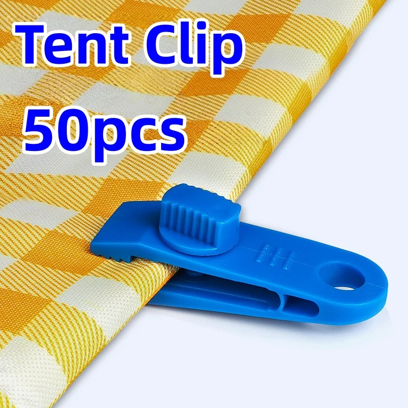 50/20/5 Piezas de Clips Resistentes para Lona, Abrazaderas de Bloqueo para Toldos, Coches de Camping y Cubiertas de Piscina