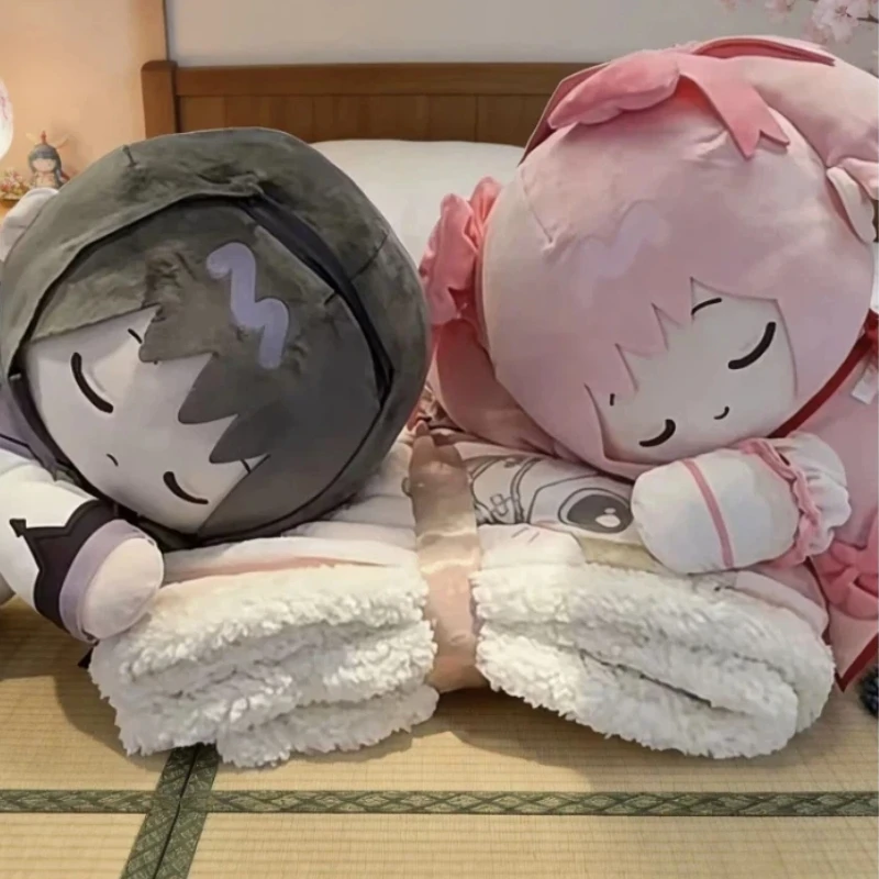 

Tian Jiao Works Madoka Magica Sleeping Plush Homura Akemi Madoka Kaname Stuffed Dolls Rebellion Story Anime Toys For Anime Fans