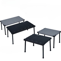 Tryhomy Camping IGT Table igt 2/3 Unit Detachable Table Lightweight Aluminum Alloy Ultralight Folding Desk Picnic Tactical IGT
