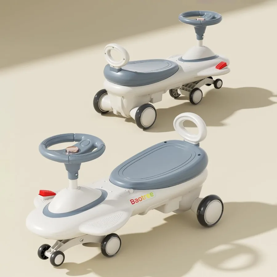 Passeio elétrico no carro 12V - Carro elétrico com bateria recarregável, luzes LED e música anti-capotamento para meninos e meninas de idades