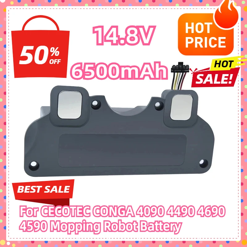 

For 14.8V CECOTEC CONGA 4090 4490 4690 4590 Mopping Robot Battery Pack Netease Intelligent Manufacturing NIT Model