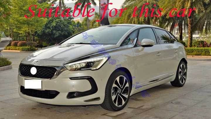 Plastic Exterior Visor Vent Shades Window Sun Rain Guard Deflector 4pcs 2014 2015 2016 2017 For Citroen DS5 2013-2018