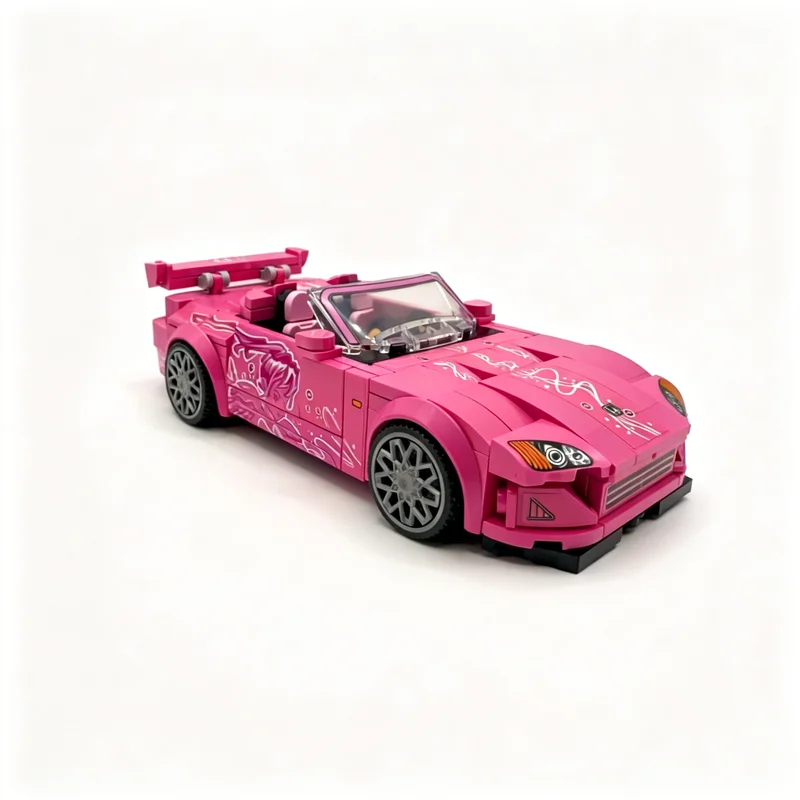 294pcs MOC 2 Fast 2 Furious Hondaed S2000 Nose Modification City Champions Model Building Blocks Christmas Gifts Toys Creative view 3