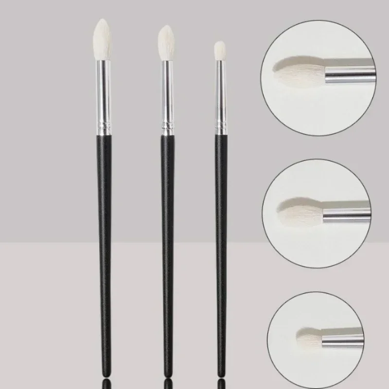 Goat Hair Tapered Crease Blending Brush Eyeshadow Make Up Cosmetic Kit Smudge Eye Makeup Brushes