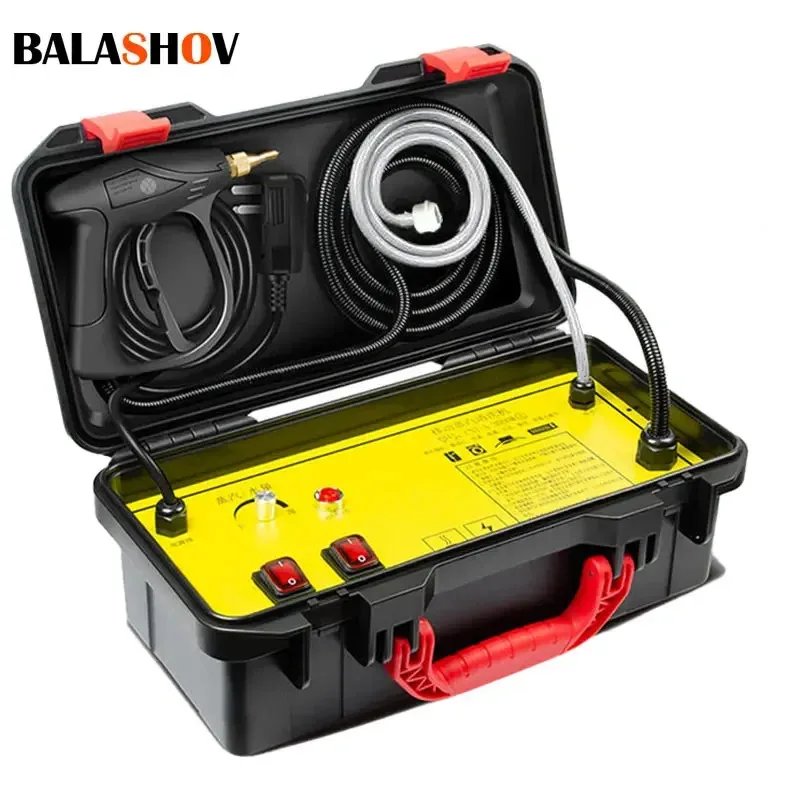 

220V Коммерческий бытовой пароочиститель 3000W с регулируемыми функциями для кондиционеров, кухонных вытяжек и автомобилей, щелочной очиститель