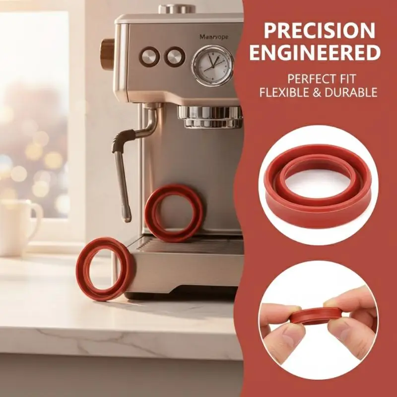 1 10pcs Silicone Water Sealing Rings For Coffee Machine Tank Hygiene Approved Leakproof Odorless Gasket With Easy Installation