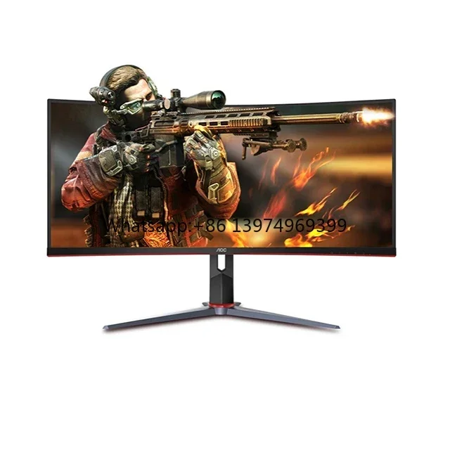 AOC CU34G2X 34-дюймовый квази-4K с изогнутым экраном 21:9, 144 Гц, HDR, производитель игровых экранов.