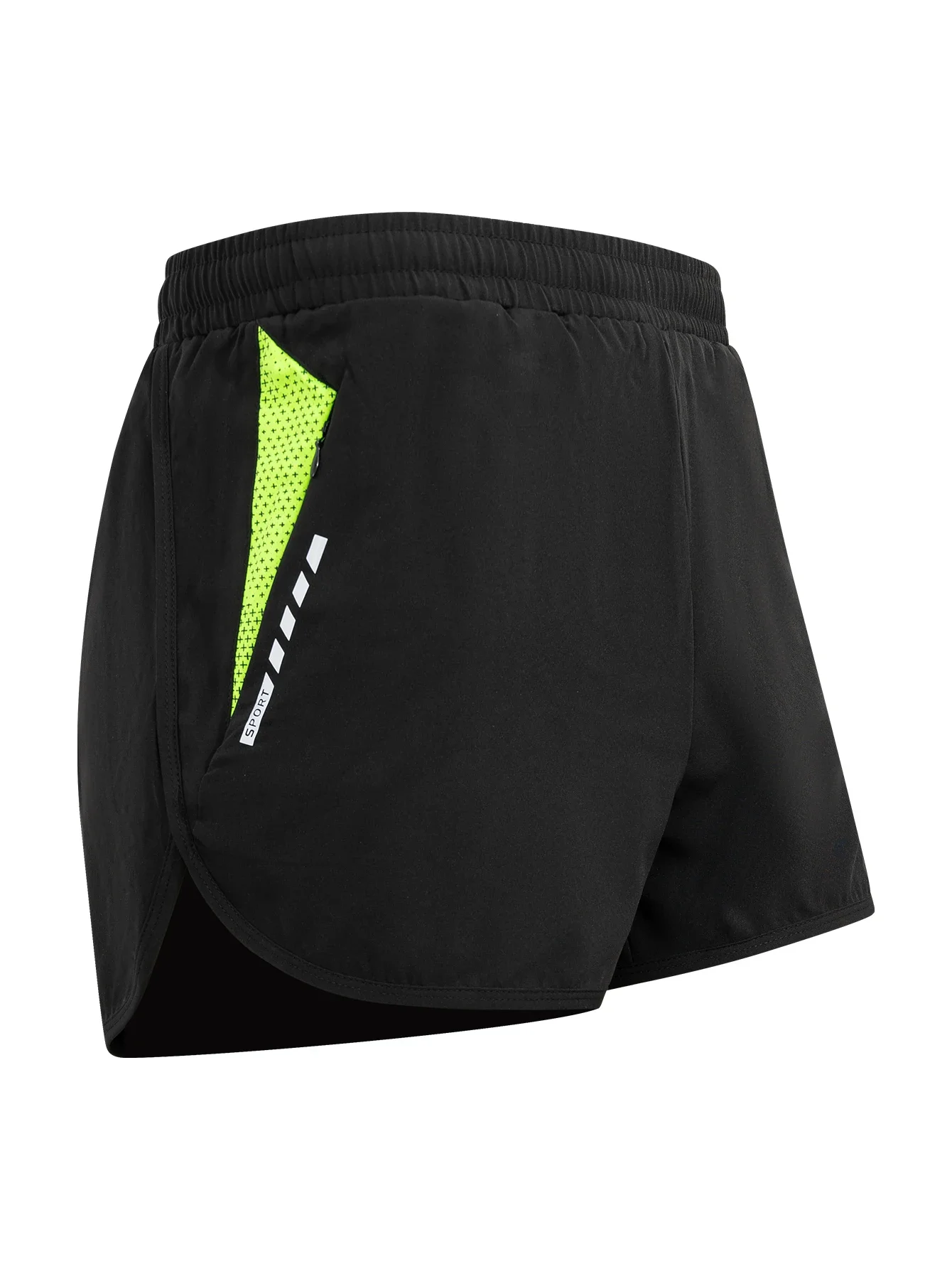 

Мужские шорты для бега с карманами на молнии, черные спортивные шорты Мужские спортивные шорты для тренировок