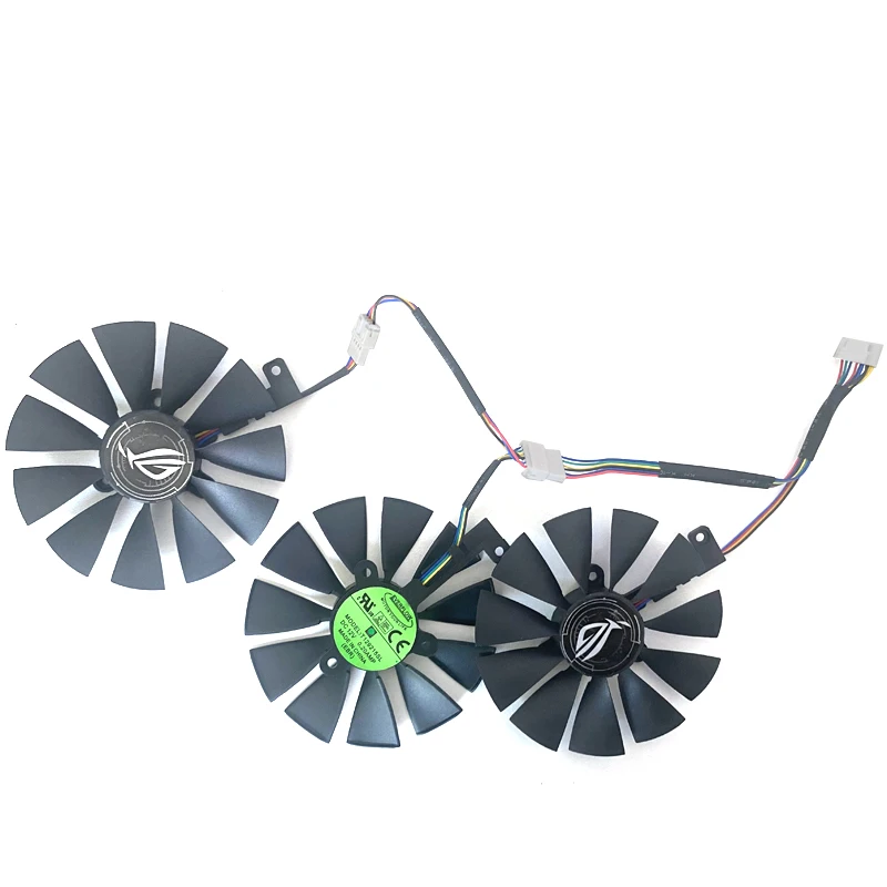 T129215SH T129215SL 87MM 7PIN RTX2060 2070 GPU FAN Para ASUS ROG-STRIX-RTX 2060 2070-O8G-GAMING RTX2060 RTX 2070 Gráficos Fãs