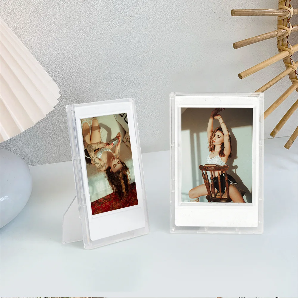 3 Inch Mini Photo Frame for Polaroid Picture Frame Tabletop Photocard Display Classic Vertical Photo Frame