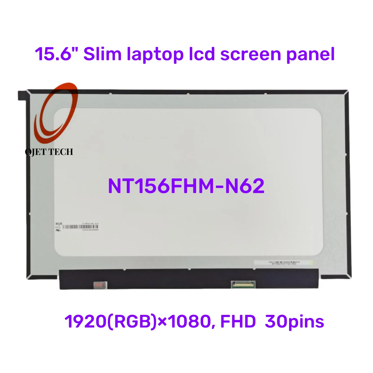 

15.6" Slim LED matrix NT156FHM-N62 V8.2 laptop lcd screen panel Display 1920*1080 FHD 30pins EDP