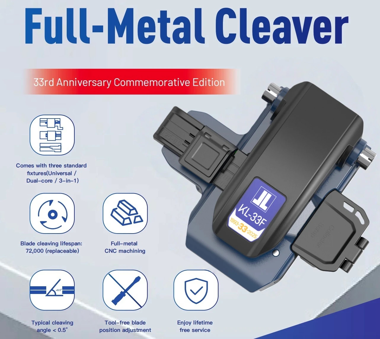 Оптический скалыватель JIlong: полностью автоматический, для сварки оптоволокна, с функцией резки и обрезки волокна