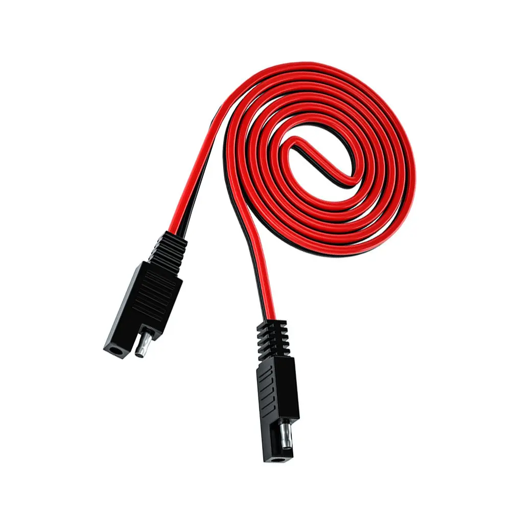 1Pcs Dual Sae Interfaces Cable High Conductivity Copper ABS PVC Motorcycle Battery Charger Extension Cord Sae Connection Lead
