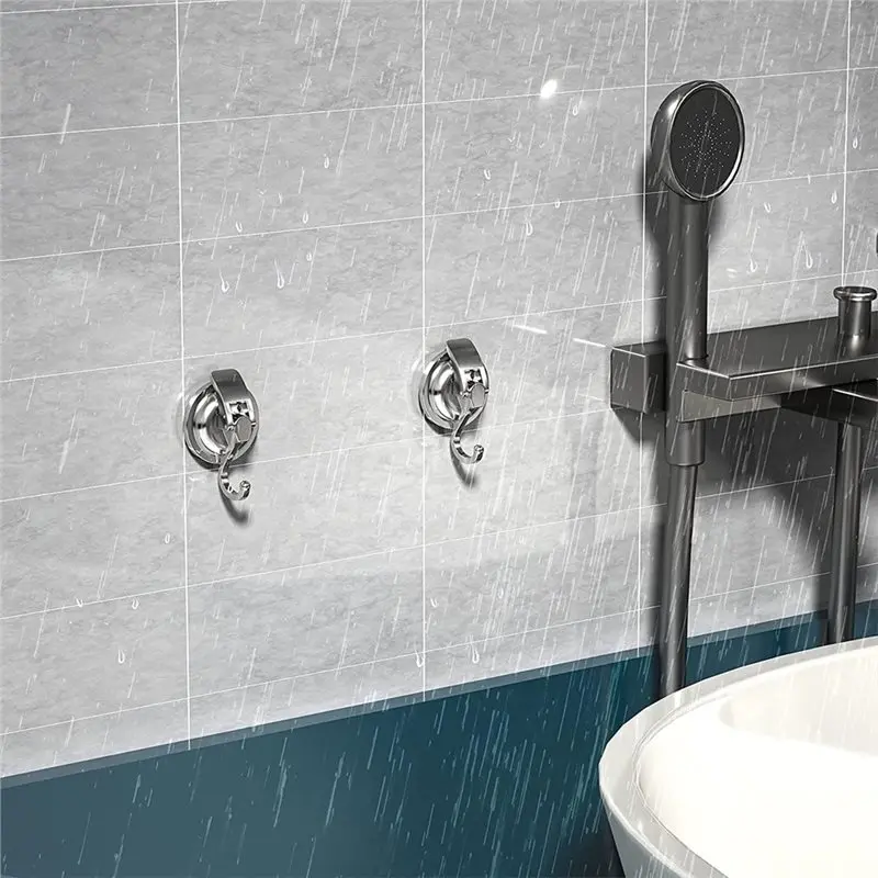 VEHO-ganci a ventosa sottovuoto-sostituzione resistente per doccia, per bagno, cucina, finestra, vetro