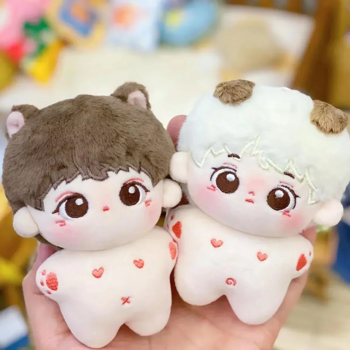 No Attribute 10cm Starfish Plush Stuffed Cartoon Doll Toys Body Animal Ears Plushie Cosplay Pillow Cute Kpop Idol Pendant Gifts