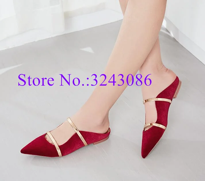 New Spring Mixed Color Woman Flat Shoes Sexy Pointed Toe Slip-on Casual Shoes Fashion Lady Comfortable Single Shoes Dropship