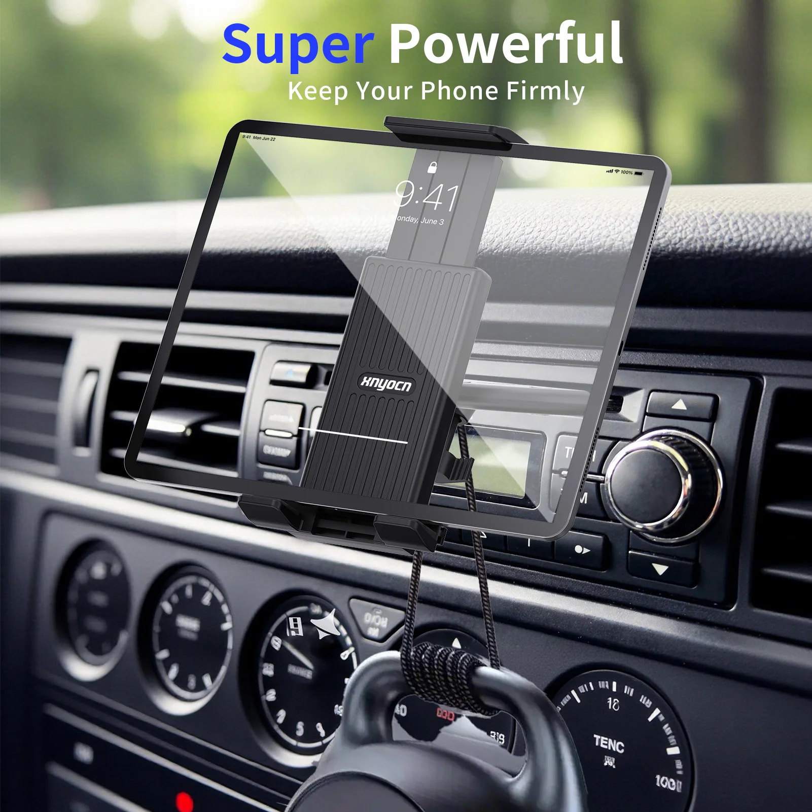 Auto-CD-Slot-Tablet-Handyhalterung Universelle Halterung für 4-14 Zoll Geräte Stabile Sicht auf dem Armaturenbrett für Navigation, Reisen und den täglichen Gebrauch – Detail 5