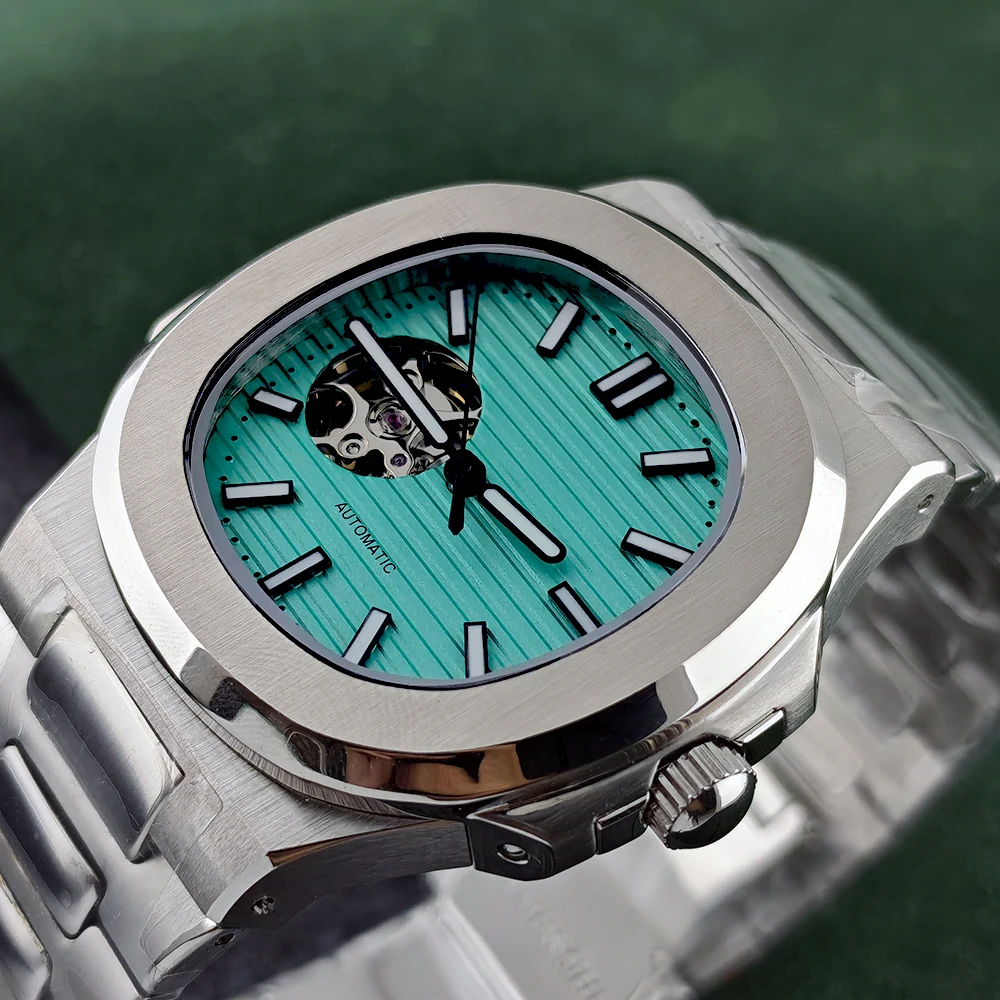 Hot selling NH38 watch men's automatic watch stainless steel watch customized logo watch NH38 movement watch accessories