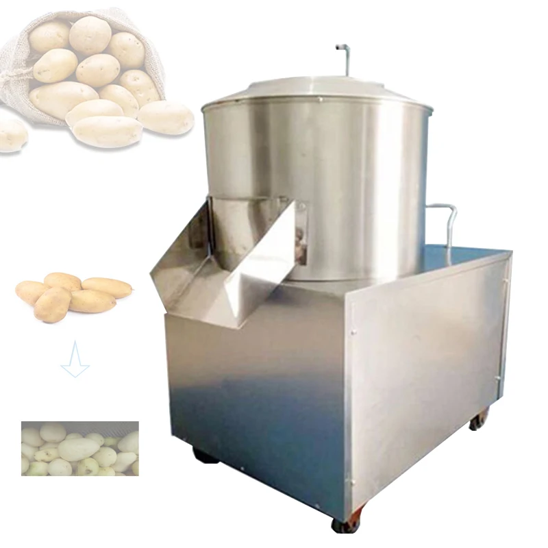 

Automatic Onion Carrot Potato Ginger Washing And Peeling Machine Cleaning And Peeling Machine