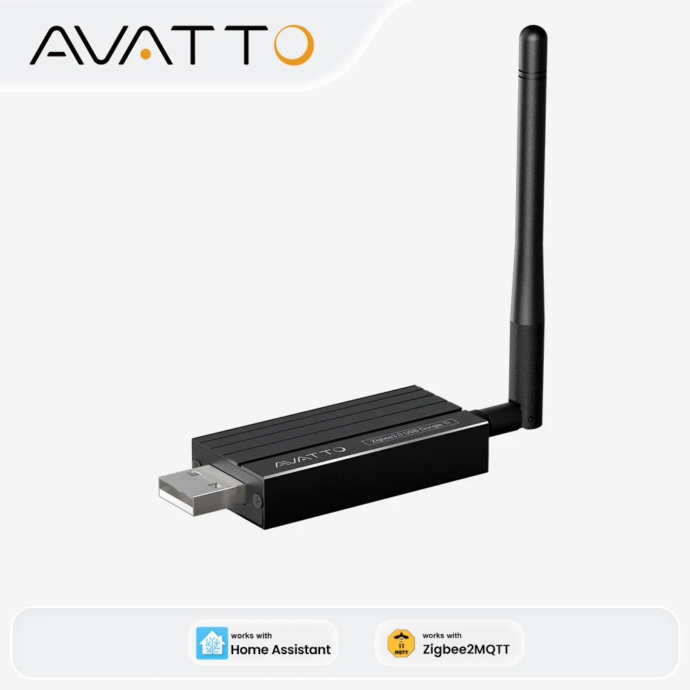 

AVATTO ZigBee 3.0 USB Dongle Plus Smart ZigBee Gateway, домашний помощник ZHA ZigBee2MQTT USB