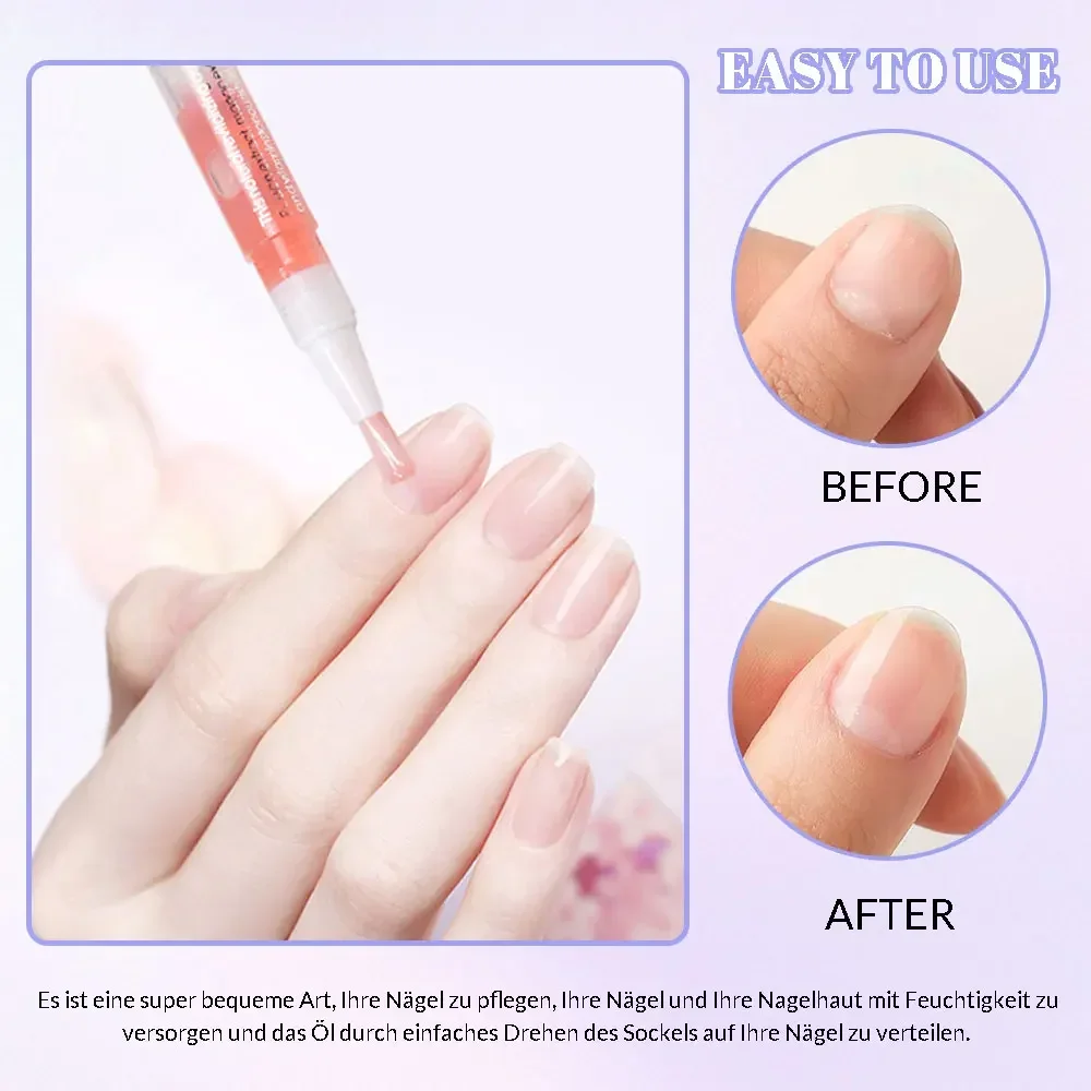 6/20/100pcs Nail Nutrition Oil Pen Nail Treatment Cuticle Revitalizer Oil Nail Polish Strengthener Moisturizer Care Nourishment