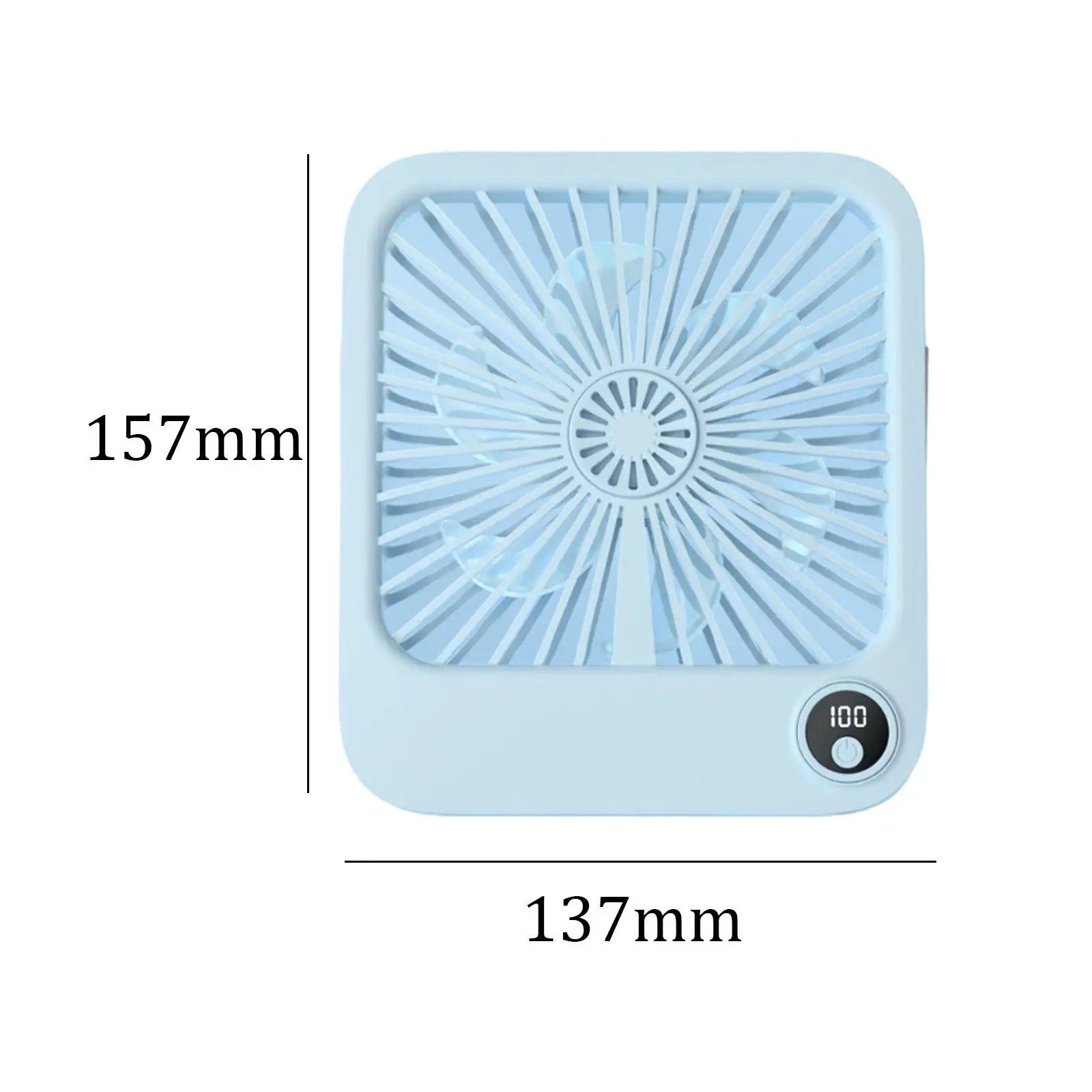Mini Portable Fan Quiet Lightweight 5 Speeds Stylish Silent Women Gift USB Personal Desk Fan for Outdoor Car Home Indoor Camping