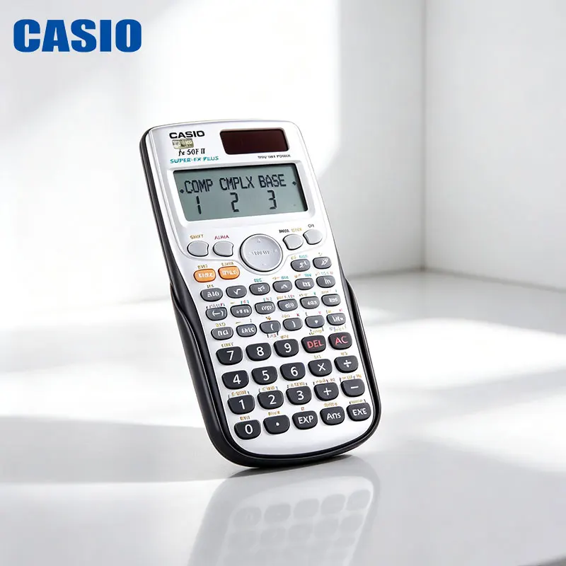 Casio FX-50F-II/GYDYMY-120/AX-12B Stable operation, scientific calculator, long-lasting battery life, low power consumption