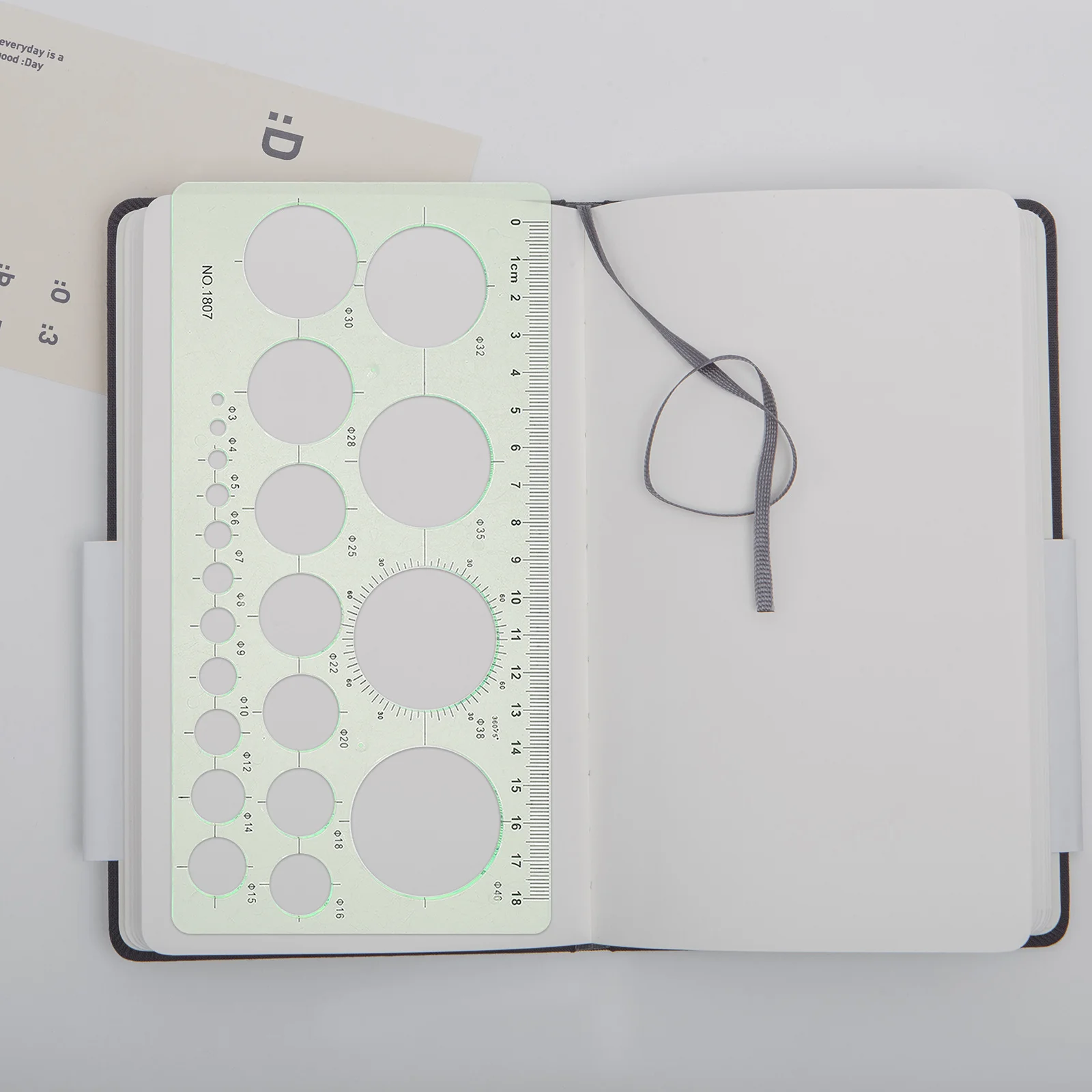 

9Pcs Geometric Drawing Templates Circle Oval Stencils Precise Measuring Rulers for School Office Architecture Design