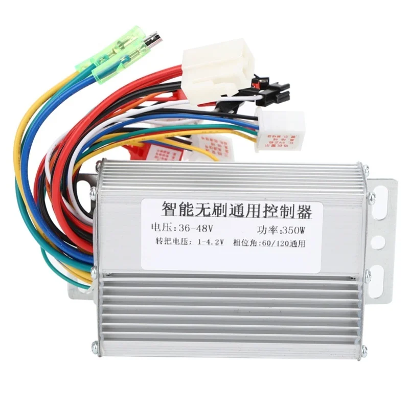

36-48V 350W Aluminium Alloy Silver Universal Brushless Motor Controller For Electric Bike Accessory