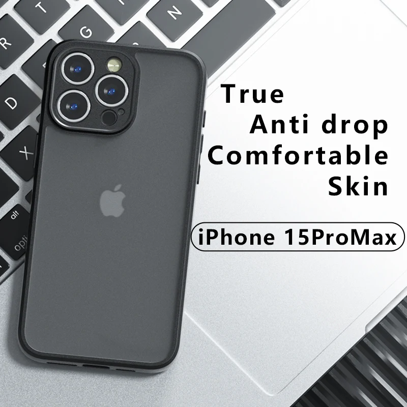 For Apple iPhone 15 Pro Max Case Cover For iPhone 15 Pro Max Skin Sensation Antioxidant Dustproof PC чехол Funda Para Back Cover