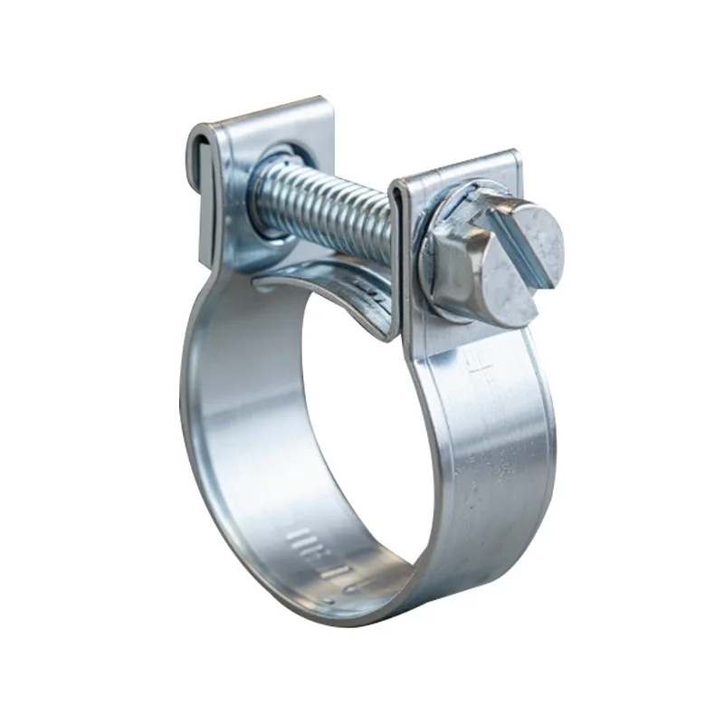 Assortment of 50 For Mini Hose Clamps for Automotive Fuel Systems and Home Plumbing Projects 8mm to 16mm Silver Metal