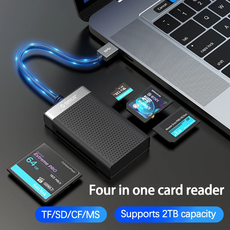 

UTHAI TF15 Laptop accessories card reader SD/TF/CF card multi in one Type-C mobile phone computer dual-use camera